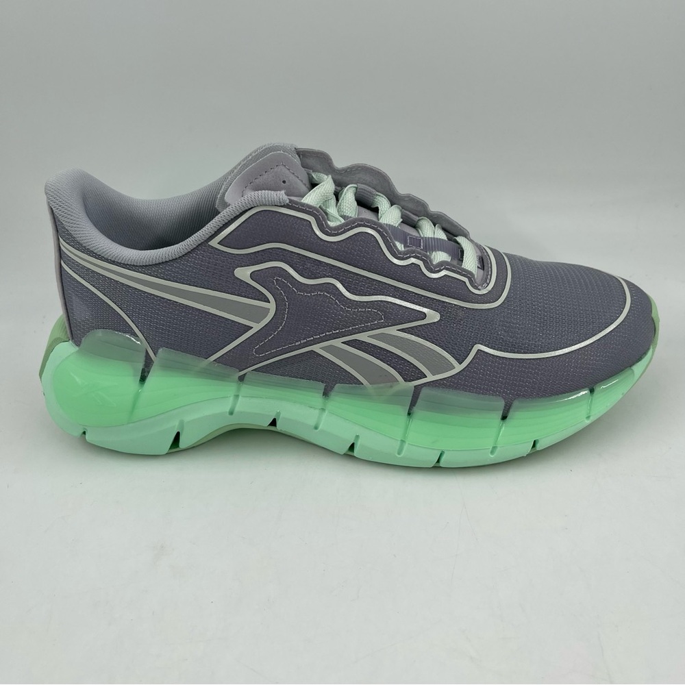 NIB 👞Victoria Beckham x Reebok Unisex Zig Kinetica Grey Green Sneaker-M/6;W/7.5